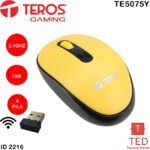 MOUSE TEROS INALAMBRICO TE-5075Y YELLOW