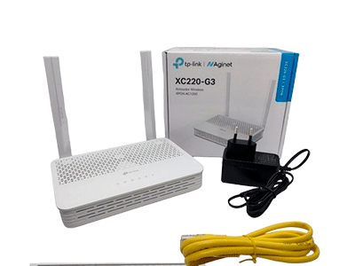 2OV-TP-LINK ROUTER WI-FI DOBLE BANDA TP-LINK XC220-G3 AC1200 GPON Y EPON P/FIBRA OPTICA - Imagen 1