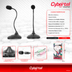 MICROFONO ALAMBRICO CYBERTEL MASTER CYB P800 (KG) CABLE 1.32M