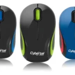 MOUSE INALAMBRICO CYBERTEL PRINCE CYB M300 WIFI BLACK/BLUE