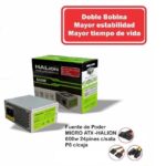 FUENTE HALION 600W P/CASE SLIM CAJA