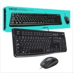 KIT TECLADO + MOUSE LOGITECH MK120 ESP NEGRO