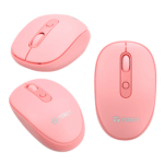 MOUSE TEROS INALAMBRICO TE-5075R ROSADO