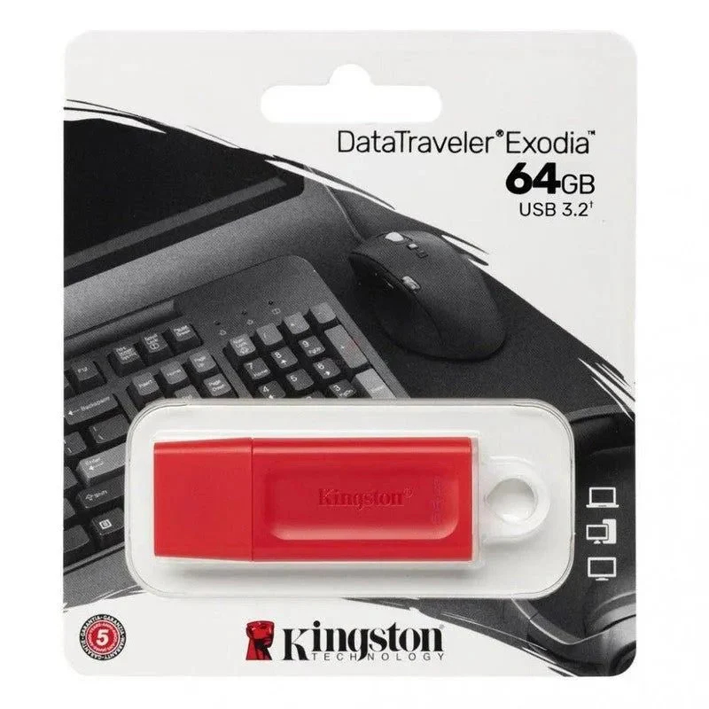 kingston-kingston-unidad-flash-kingston-datatraveler-exodia-64gb-usb-32-gen-1-azul-5anos-garantia-first-variant-sku-5987877 MEMORIA FLASH USB KINGSTON DATATRAVELER EXODIA, 64GB, USB 3.2 GEN 1, ROJO - Imagen 1