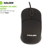 MOUSE HALION TRIDENT HA-M814 USB NEGRO