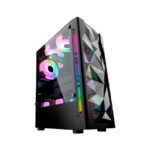 CASE GAMER HALION SPARTA 848 RGB V.T 500W REAL