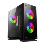 CASE GAMER GAMEMAX MINI M65 3X12 FAN RGB VT