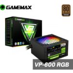 FUENTE DE PODER REAL VP-600-RGB GAMEMAX APFC 80PLUS