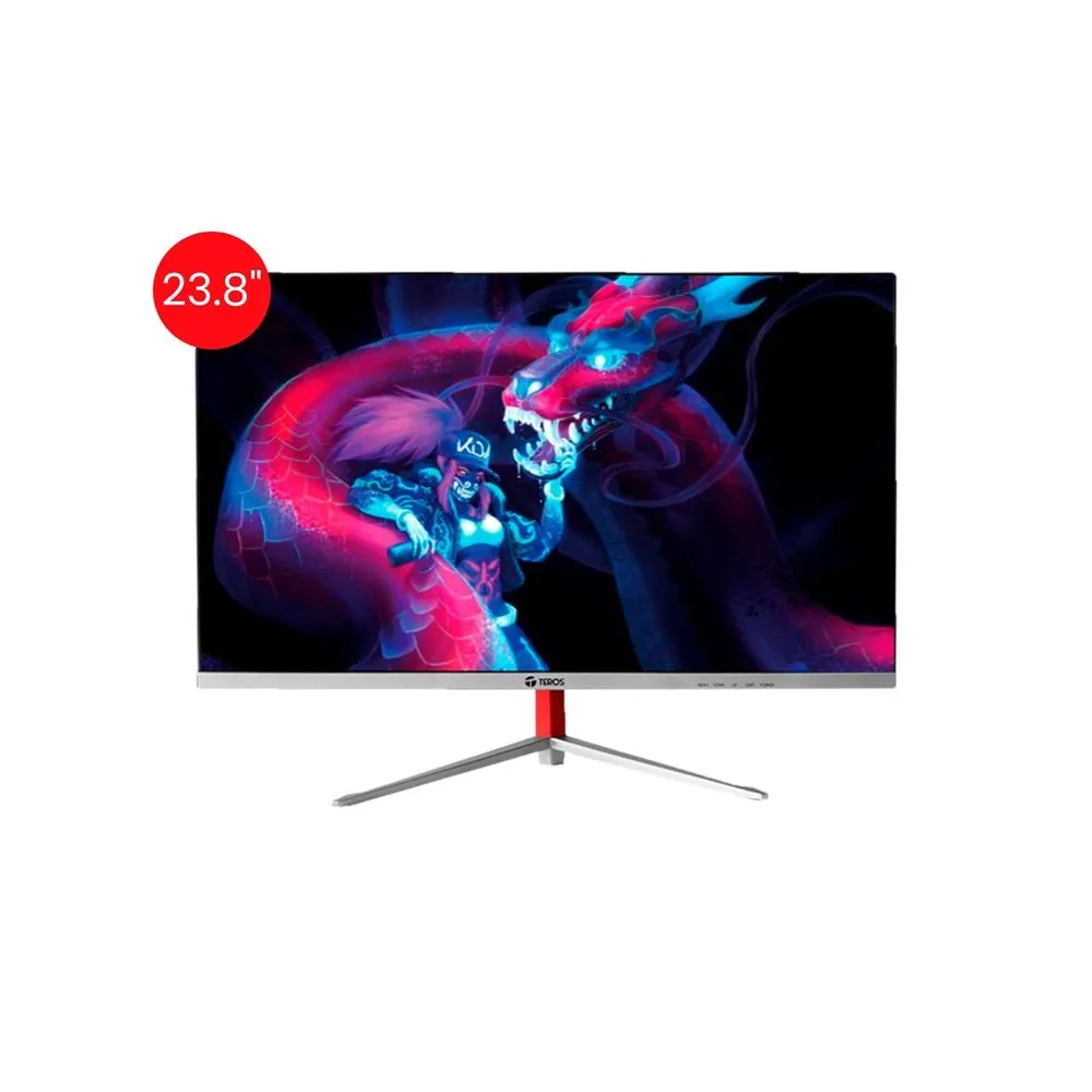 MONITOR TEROS TE-2401S, 23.8 VA 100HZ1920X1080 FULL HD VGA HDMI CURVO MONITOR TEROS TE-2401S, 23.8" VA, 100HZ, 1920X1080 FULL HD, VGA, HDMI, CURVO - Imagen 1