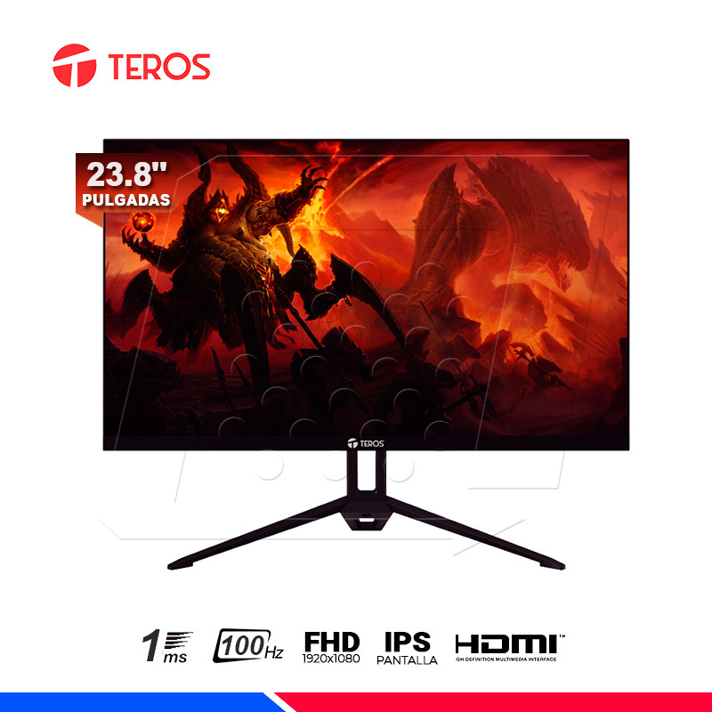 MONITOR TEROS TE-2412S, 23.8 IPS, 1920X1080 FULL HD, HDMI, VGA , SPEAKER MONITOR TEROS TE-2412S, 23.8" IPS, 1920X1080 FULL HD, HDMI, VGA , SPEAKER - Imagen 1