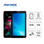 TABLET ADVANCE PRIME PR6152 D3, 7PULG 1024X600, ANDROID 11 GO , 3G, DUAL SIM, 16GB, RAM 1GB